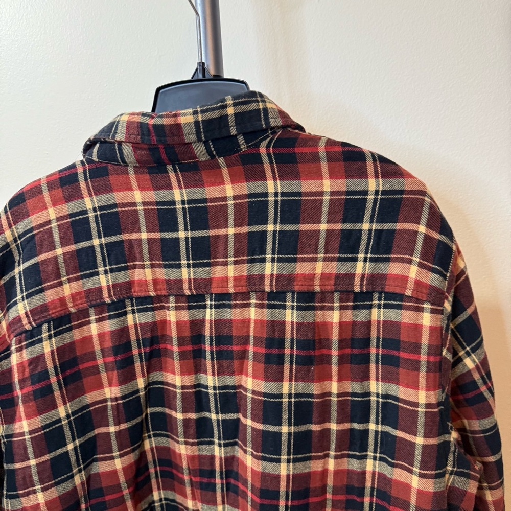 Dickies Red and Black Plaid Sherpa-Lined Jacket - Picture 7 of 7